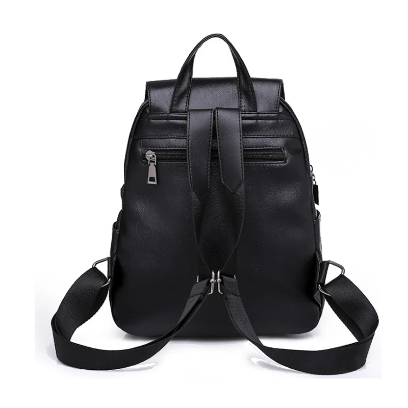 Модный женский рюкзак Chuwanglin однотонные кожаные рюкзаки простой bolsa feminina
