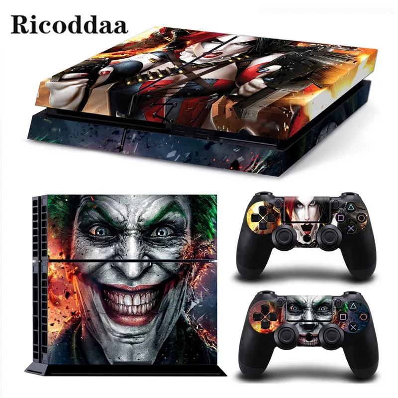 JokerMan наклейки из игры для PS4 наклейки консоль кожа PS4 контроллер обложки для Playstation 4 аксессуары для игр