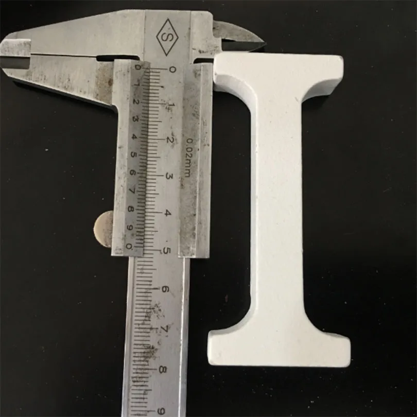 I 1 шт. 8 см белые деревянные буквы Английский алфавит DIY персональное имя Дизайн Искусство ремесло Бытовая декоративная буква цифровой дисплей - Цвет: I