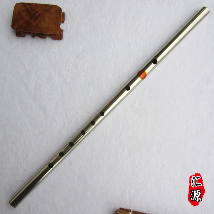 Серебряная флейта из нержавеющей стали с 6 отверстиями F Key китайская поперечная