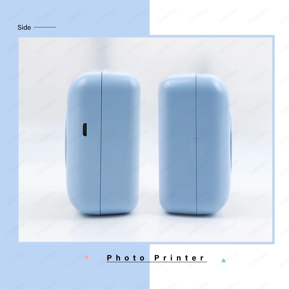 Миниатюрный фотопринтер Bluetooth 4 0 Рождественский портативный мгновенный