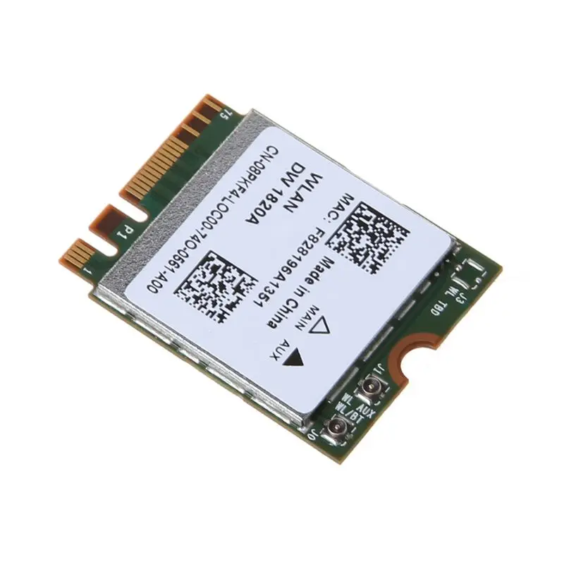 DW1820A BCM94350ZAE 802.11ac Bluetooth 4,1 867 Мбит/с M.2 NGFF WiFi беспроводная карта для ноутбуков Dell компьютеры