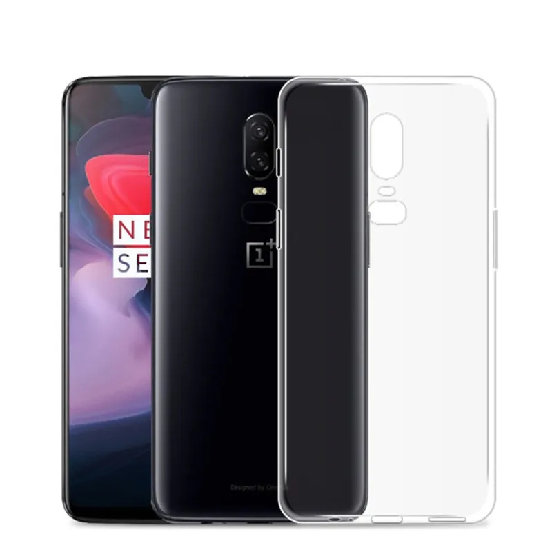 Прозрачный чехол из ТПУ для Oneplus 6 5 5T X телефонный с полным покрытием 2 3 3T
