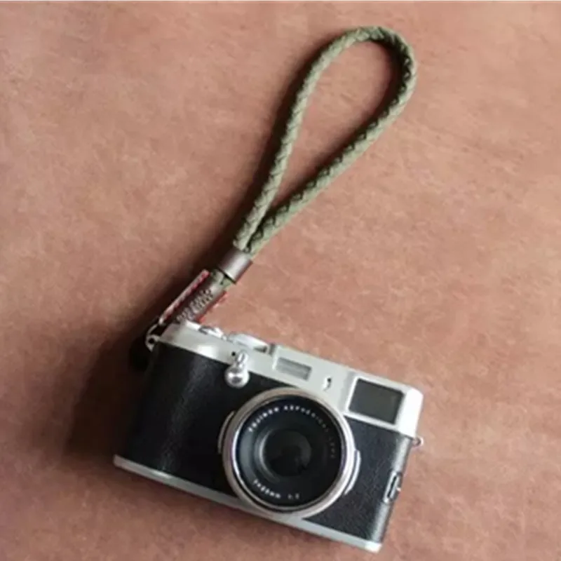 Круговое отверстие хлопок 24 см качество камеры ручной ремешок черный для Leica M8 M9 Fujifilm X20 X100s X-E1
