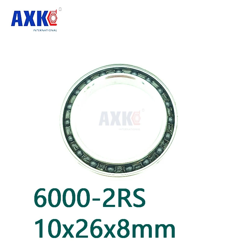 Axk Бесплатная доставка Si3n4 Гибридный Керамический шарикоподшипник 6000 2rs 10x26x8 мм