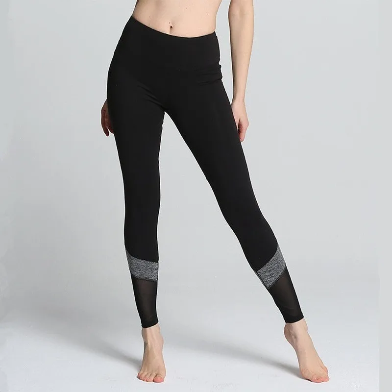 

Women Sports Leggings Fitness Yoga Pants High Waist Sports Pants Gym Clothes Running Training Tights Jeggings 2 Colors