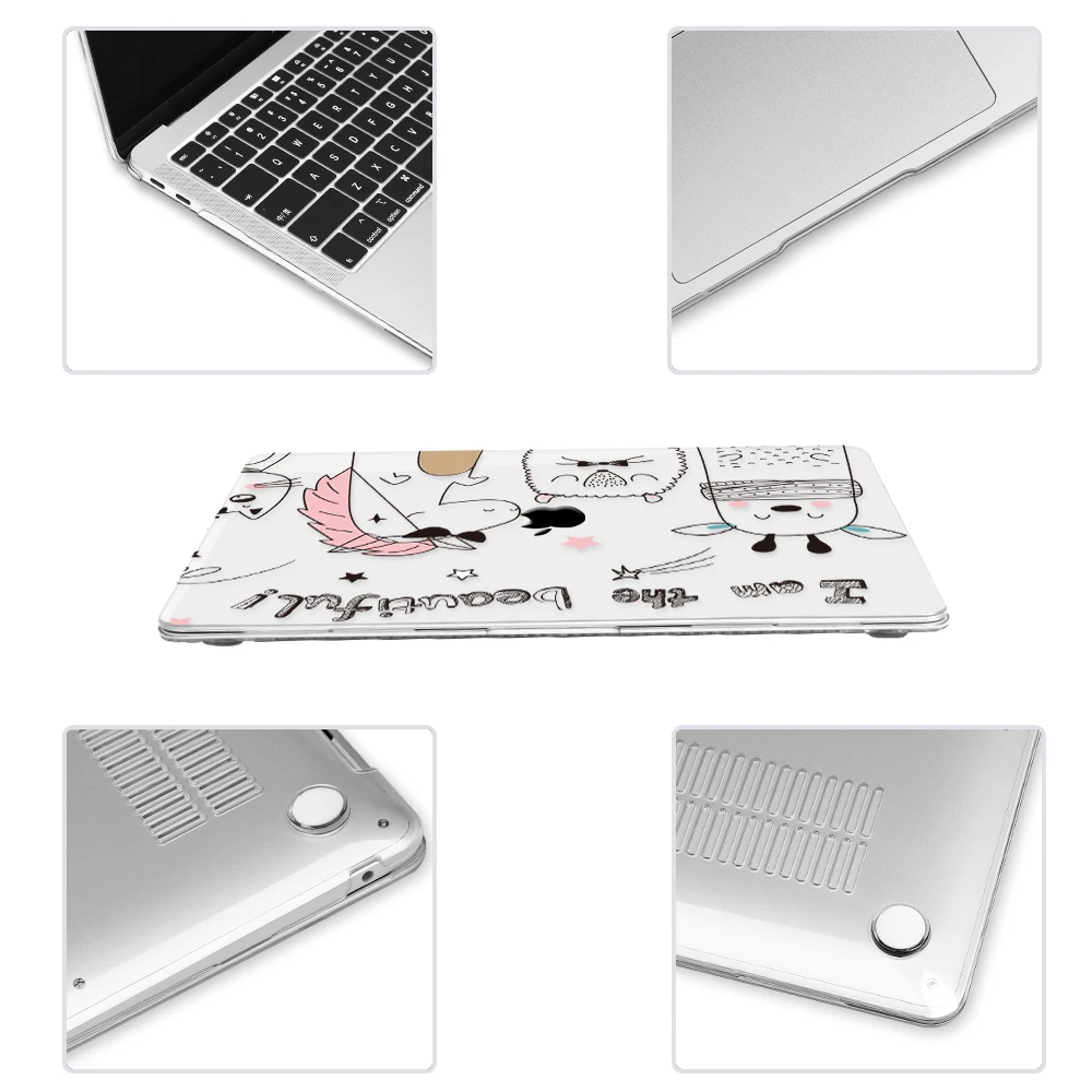 Чехол Redlai для MacBook Air 13 A2179 A1466 A1932 Pro чехол ноутбука с сенсорной панелью A2289 A2338 16