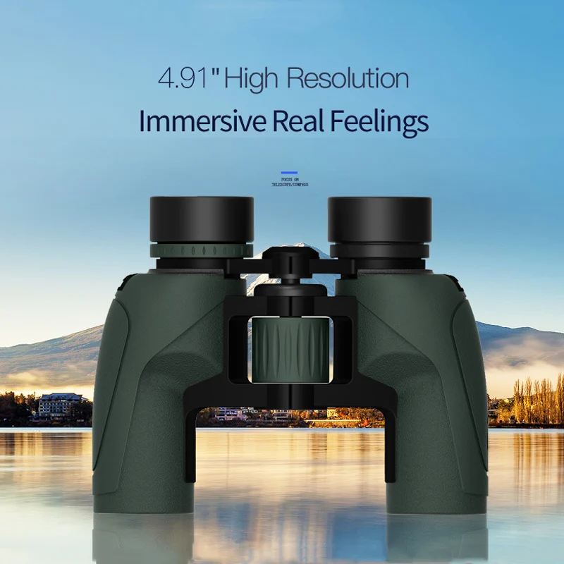 Eyeskey 8x32 Порро Водонепроницаемый бинокль Bak4 Prism Оптика Компактный телескоп для