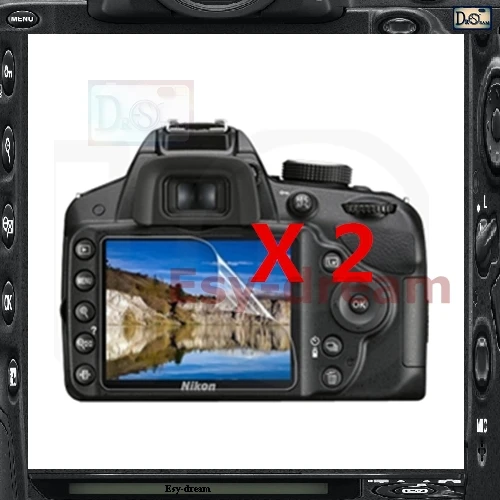 2 шт. Высококачественная Защитная пленка для ЖК дисплея Nikon D3100 D3200 D3300 D3400|screen protector