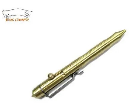 EDCGear латунь или titaniumSurvival тактический инструмент ручка для самообороны