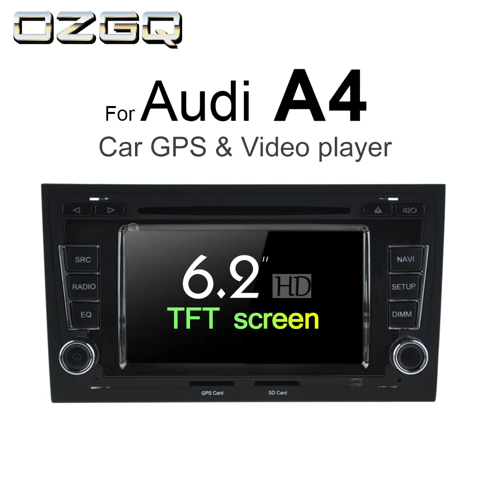 OZGQ Android 7 1 Автомобильный DVD плеер для AUDI A4 2004 ~ 2008 HD экран Авто GPS навигация Bluetooth