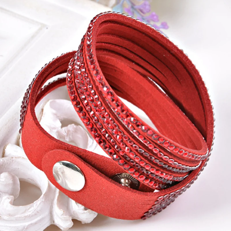 Браслеты с кристаллами для женщин ювелирные изделия 2018 оптовая продажа стразы