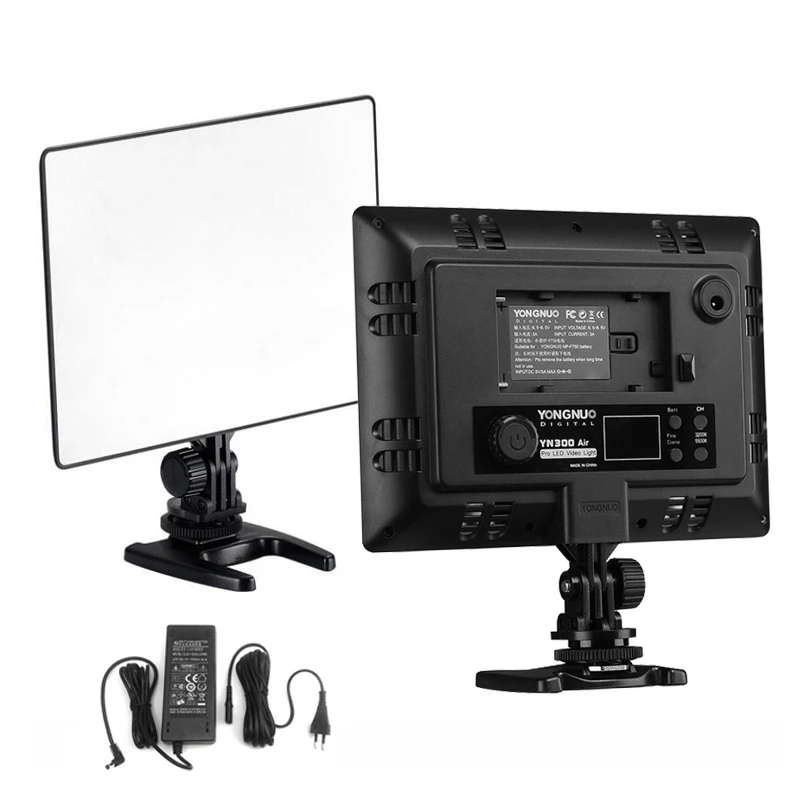 DSLR YONGNUO YN 300 YN300 Air ультратонкий CRI 95 + светодиодная осветительная панель для