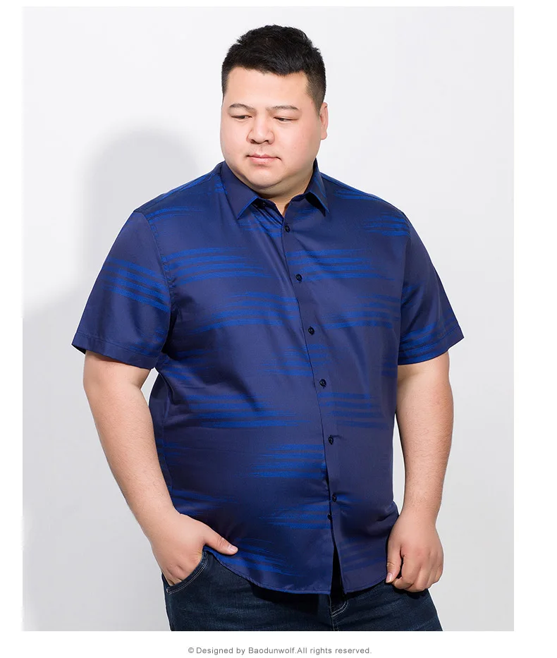 Плюс 10XL 8XL 6XL 5XL бренд торжественное платье рубашки новая мода высокое качество хлопка с коротким рукавом Повседневная рубашка Для мужчин свободный крой дизайн