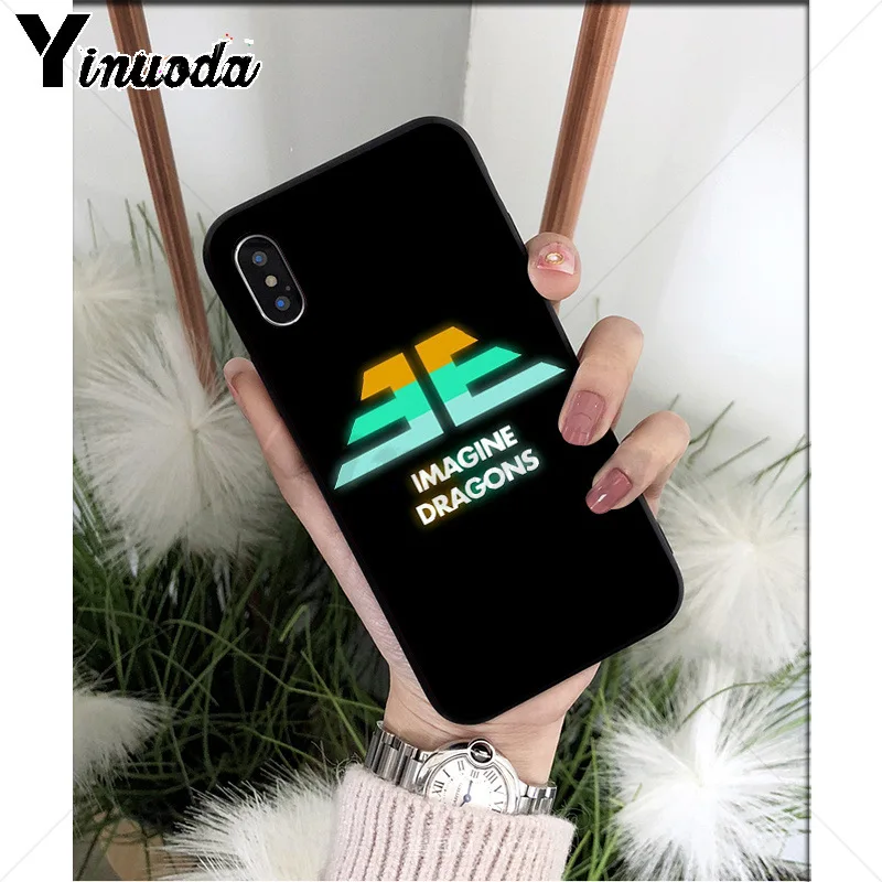A4 Yinuoda imagine Dragon TPU Мягкий силиконовый чехол для телефона, чехол для Apple iPhone 8 7 6 6S Plus X XS MAX 5 5S SE XR мобильных телефонов - Цвет: A4
