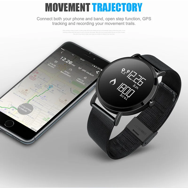 XGODY CV08 Bluetooth Смарт часы фитнес браслет iOS Android подключение Шагомер монитор