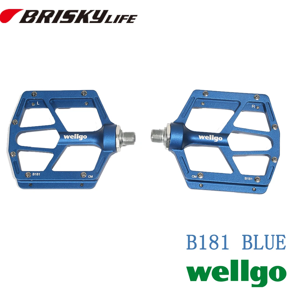 Сплав WELLGO педали для велосипеда Бесплатная доставка Высокое качество цвета BMX