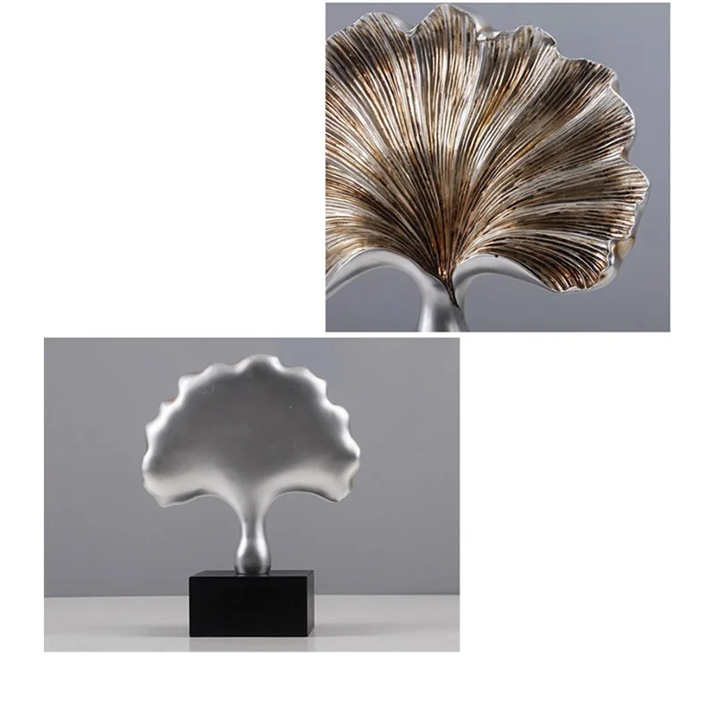 Современное искусство Ginkgo листовые украшения домашний декор смола модель