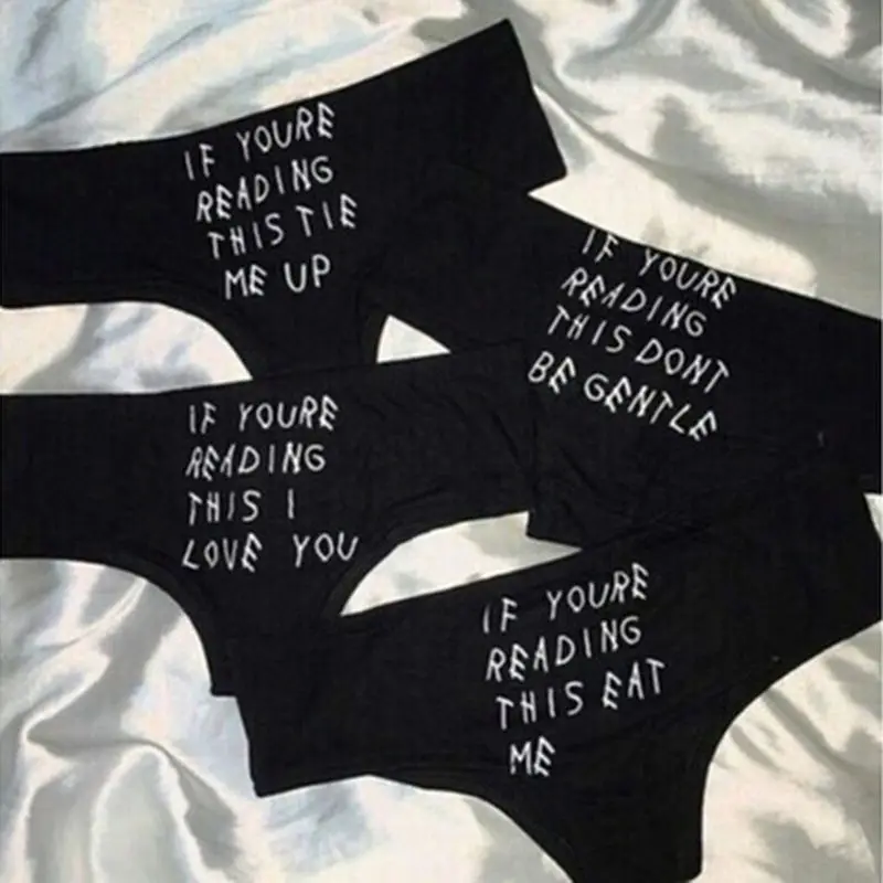 1 Piece Random Letter Print Swimwear Women Briefs Bikini Bottom Brazilian Thong Swimsuit Classic Cut Bottoms Biquini Swim Short Ladies Swimsuit - Цвет: 1 Piece Random
