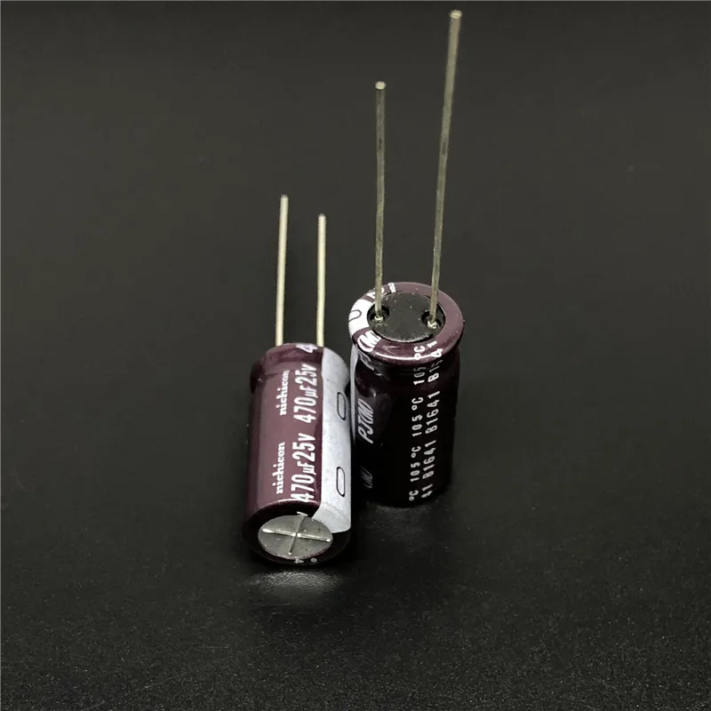 10 шт/100 шт 470мкФ 25В NICHICON PJ серия 10х20 мм 25V470uF низкое сопротивление долговечный