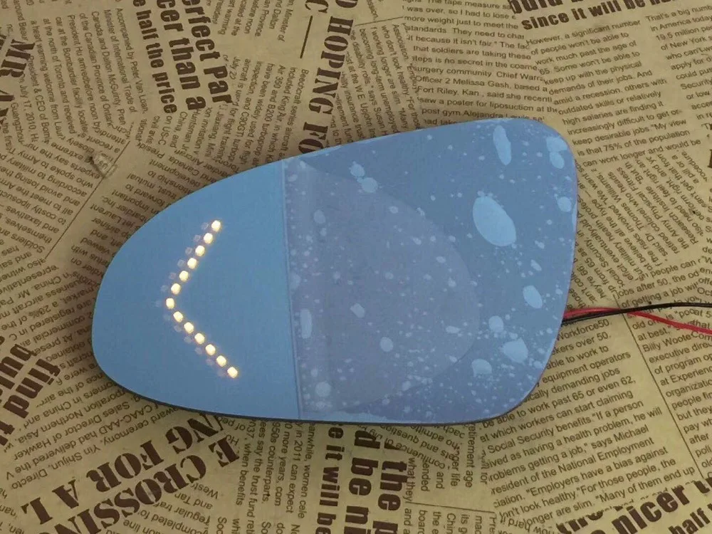 

Osmrk blue rear view mirror for toyota 4 RUNNER with electric heating, led dynamic side turn signal, anti-glaring, bigger vision