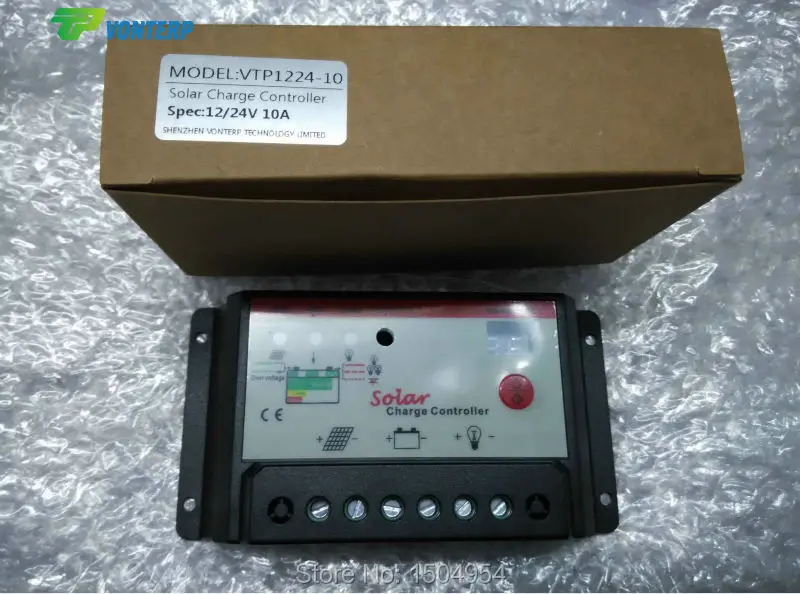 12 v/24 v 10A Pwm регулятором солнечного заряда контроллер с самой лучшей ценой
