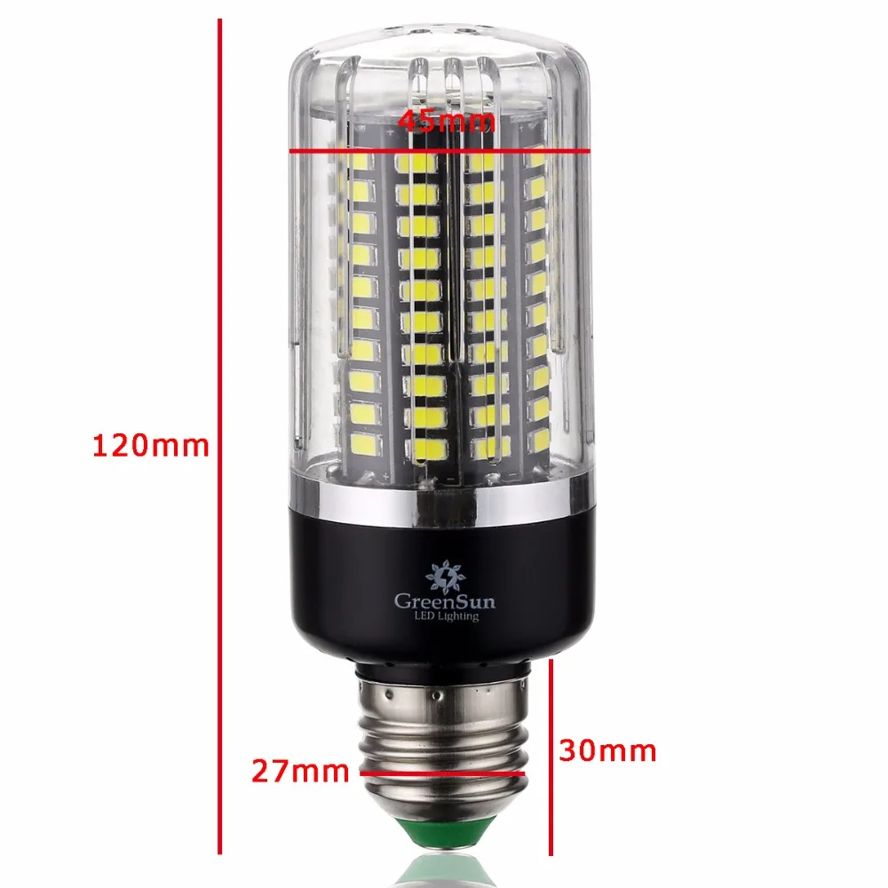 4 шт. полный ватт Смарт IC E27 5736 SMD светодиодный светильник 85-265 в 12 Вт Светодиодный