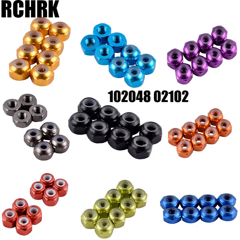 HSP 102048 122048 нейлоновая гайка M3 02102 RC 1/10 обновленные детали для 94122 94123 94111 94108 94177 94106