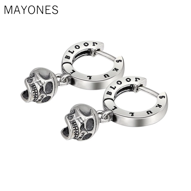 MAYONES женские и серьги для мужчин 925 Серебряные винтажные стильные украшения в