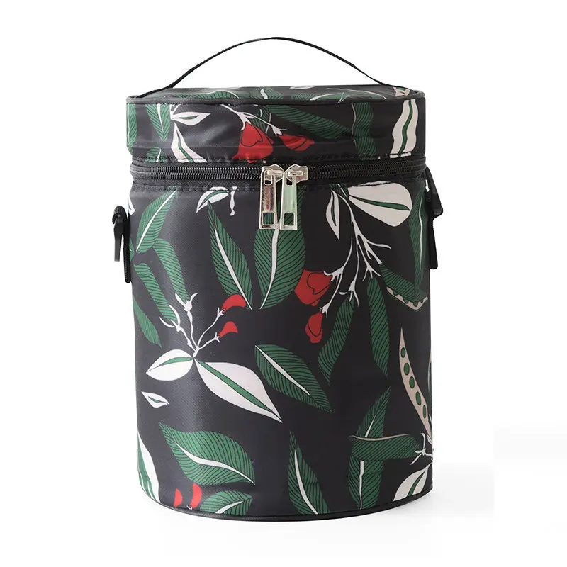 Bucket Bag Black Портативная сумка для обеда, новинка, Термоизолированный Ланч-бокс, сумка-холодильник, Bento, сумка, контейнер для обеда, школьные сумки для хранения еды - Цвет: Bucket Bag Black
