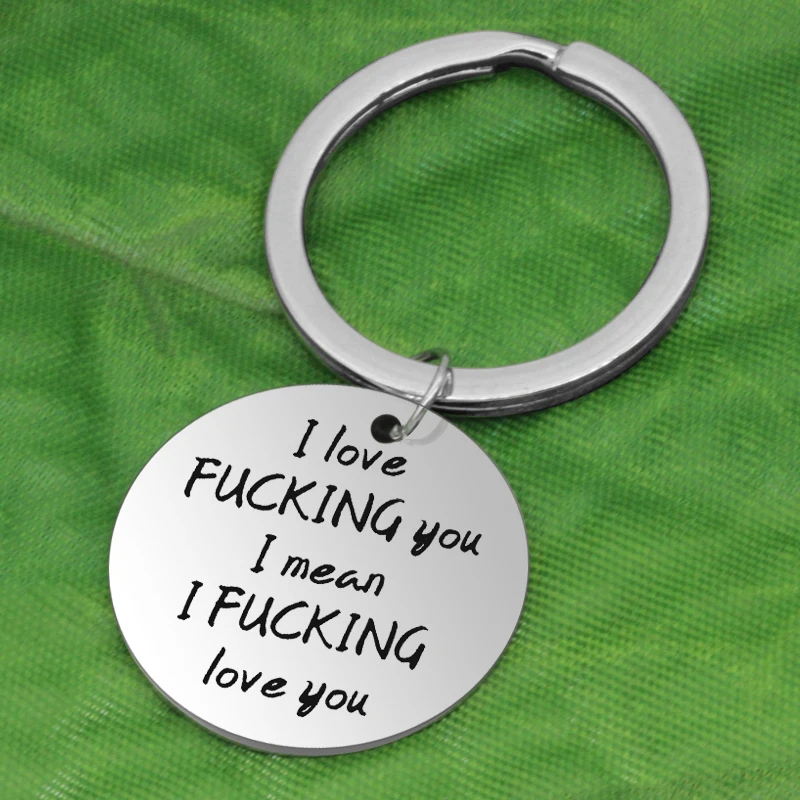 

Ufine I love you I mean I love you, подвеска из нержавеющей стали, ювелирный брелок K066