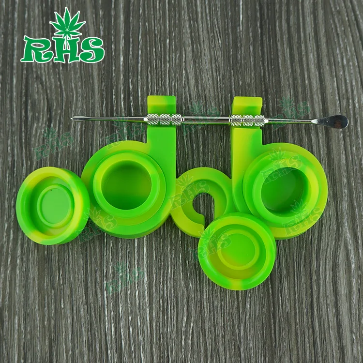 Силиконовые антипригарные концентрированные контейнеры 2 в 1 10 мл моющийся и