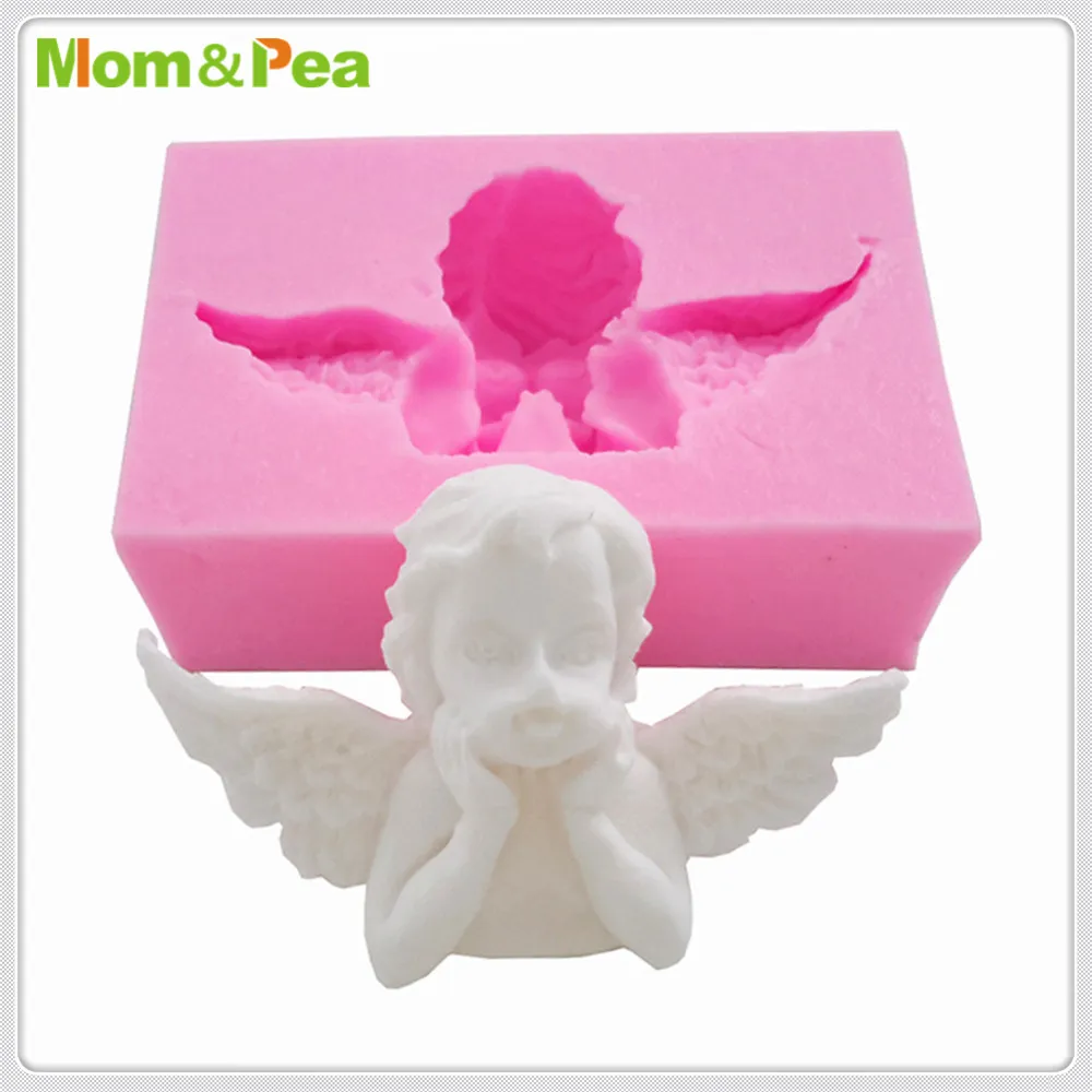 Mom & Pea MPA1997 силиконовая форма с изображением ангела украшение для торта помадный