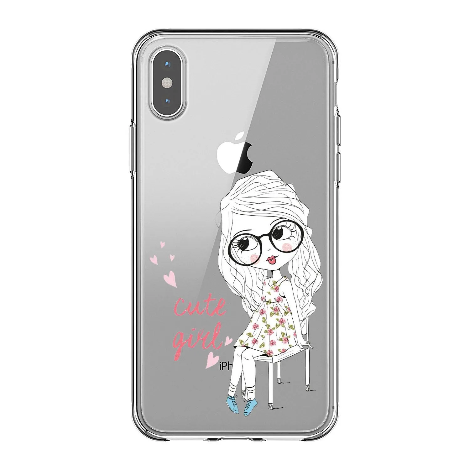 Модный милый чехол для телефона с русскими девочками iPhone X XS Max 8 7 6 6s Plus 5s SE