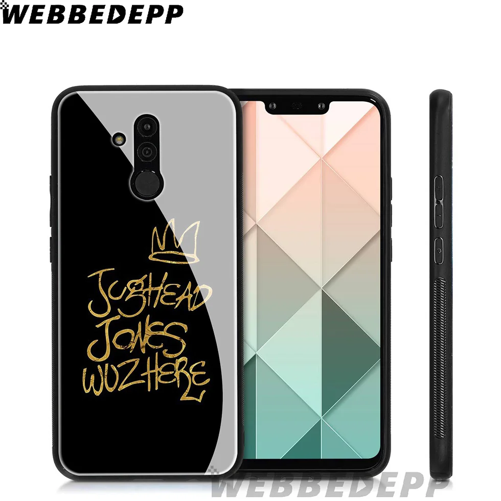 WEBBEDEPP Riverdale Tv Show Tempered Glass Case for Huawei Mate 20 P20 P10 P Smart 2019 2018 &amp Honor 10 9 8X 7A Lite Pro |