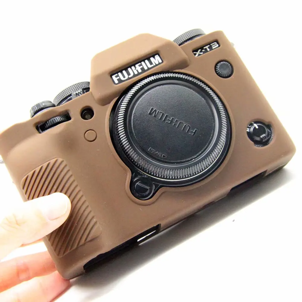 Мягкая силиконовая Резина Кожа брони чехол для камеры защитный FujiFilm Fuji XT3 XT-3