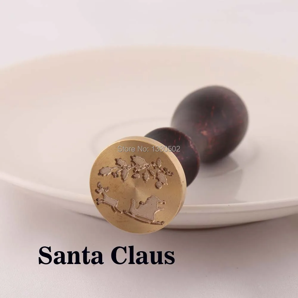 

Classic Wax Seal Stamp Santa Claus Pattern Fashion Decoration for Christmas For Scrapbooking invitation letter DIY Craft