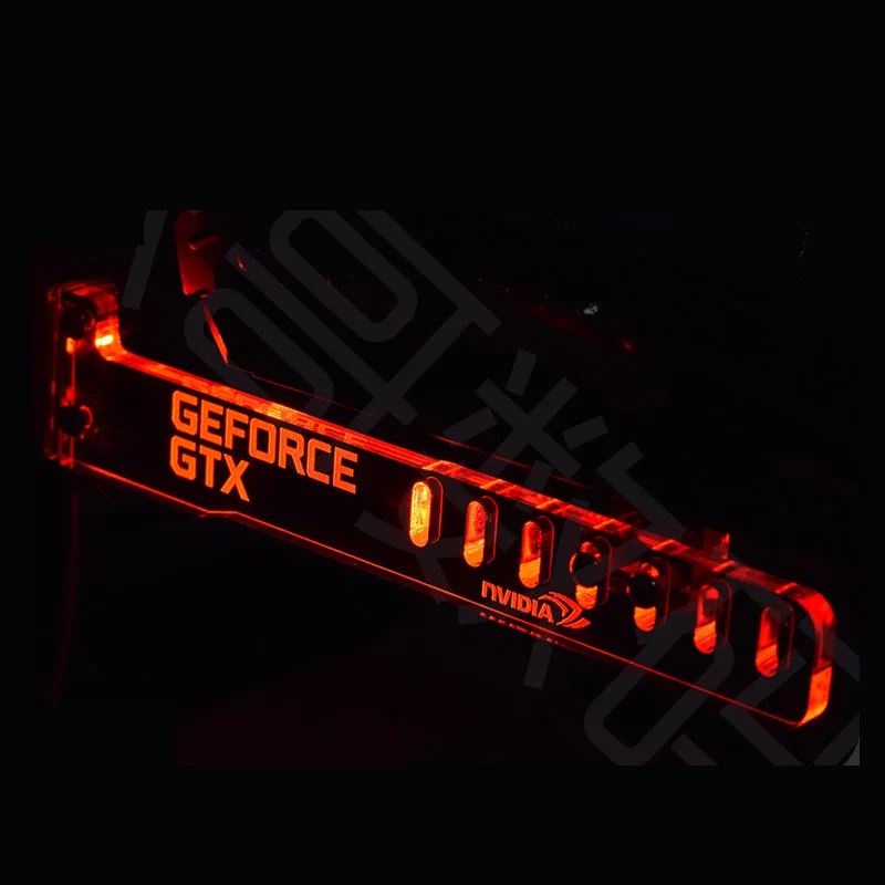 Белый GeForce GTX LED Световой Компьютер Офис Главная Коробка ЕГО Видеокарты
