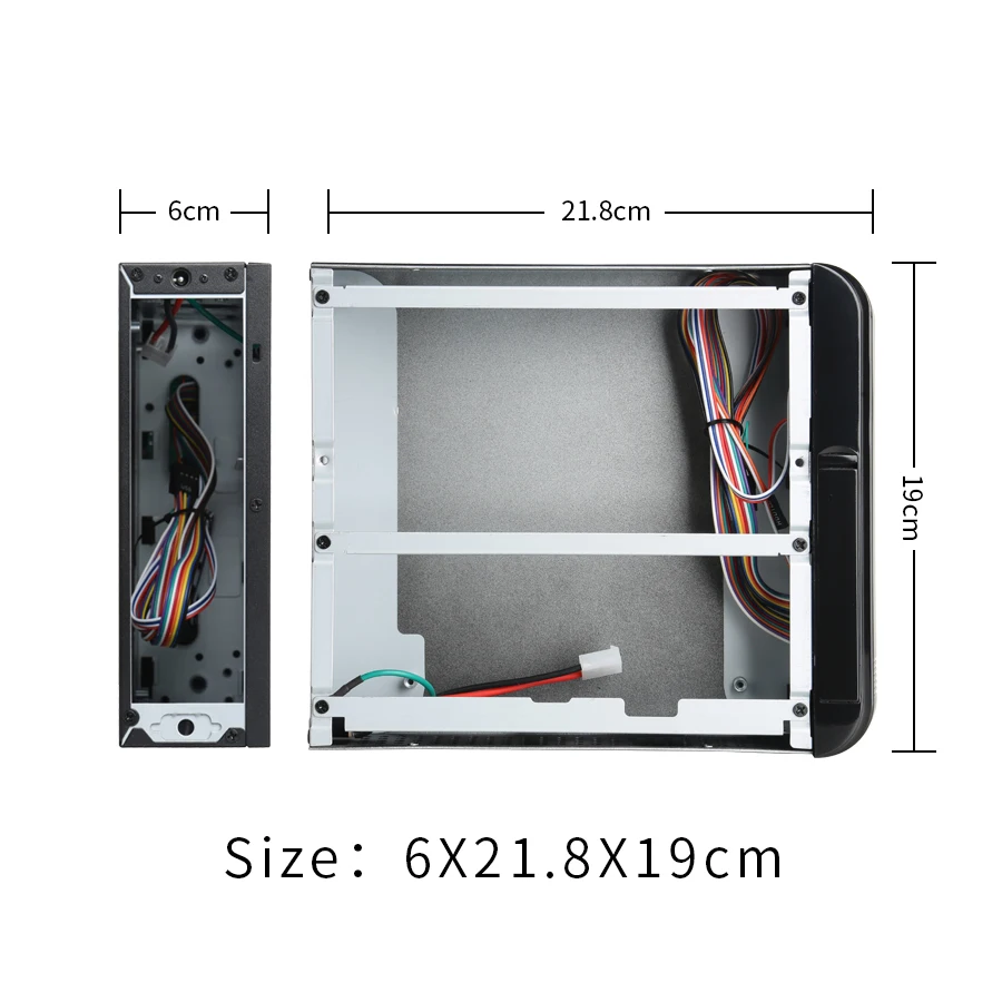 Чехол Realan Mini ITX для настольного ПК с блоком питания 120 Вт|pc chassis|realan mini itx caserealan |