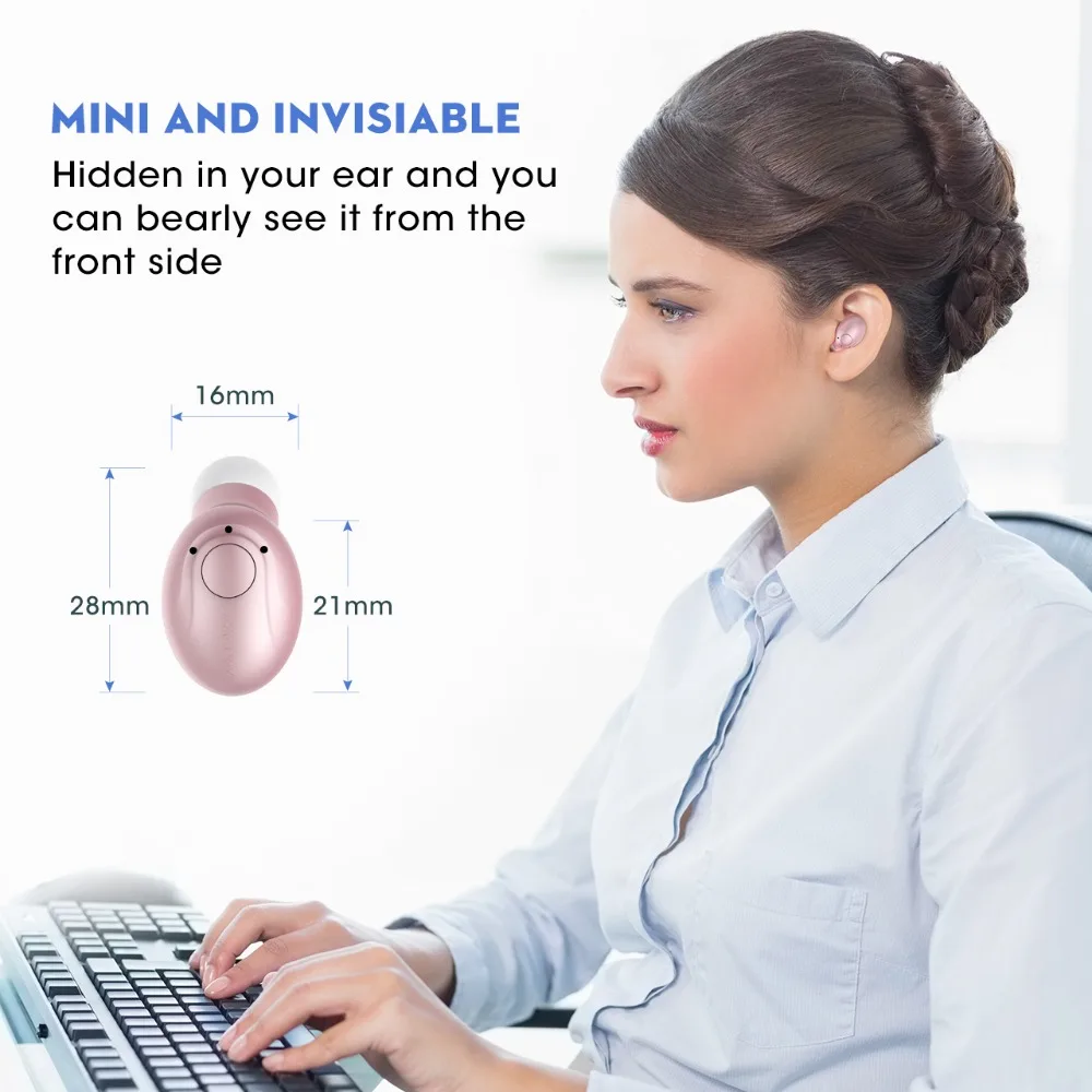 Mpow EM1 мини-вкладыши с одним беспроводным наушником Bluetooth наушники беспроводные