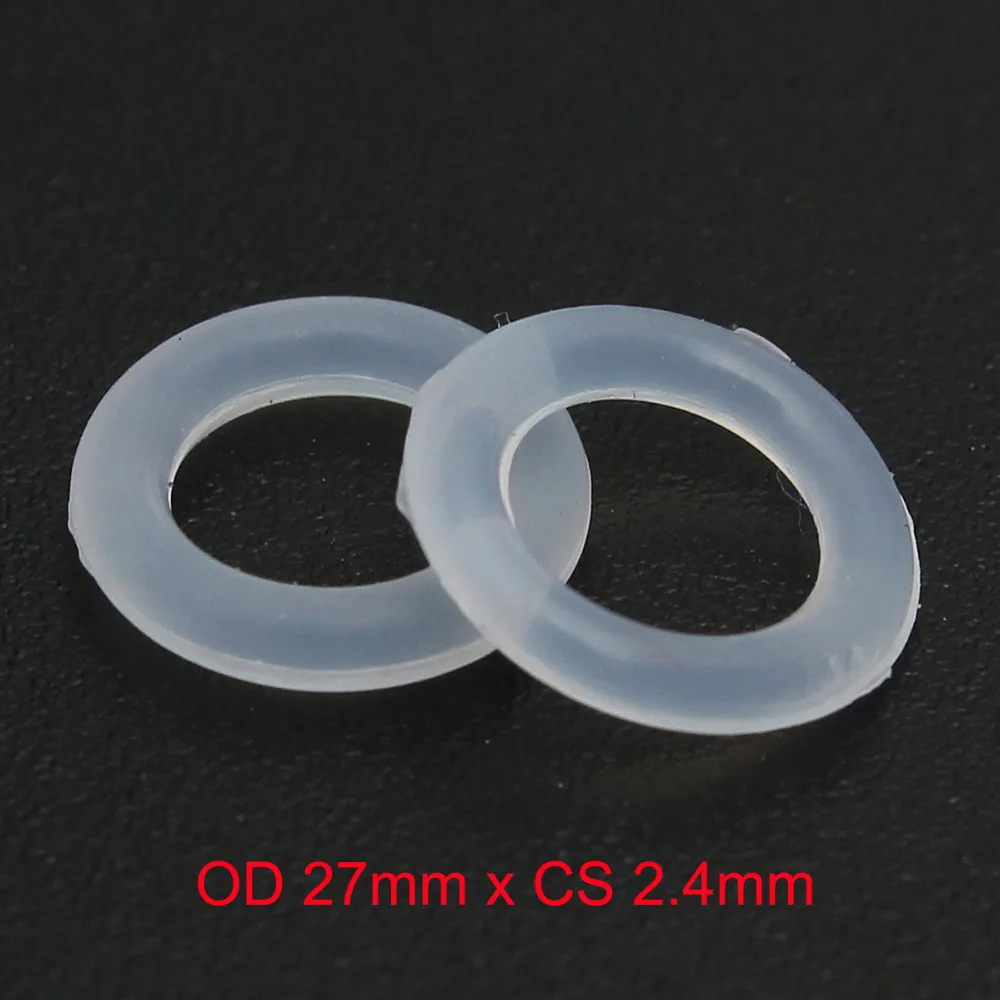 

OD 27mm x CS 2.4mm silicone rubber sealing grommet rubber o ring