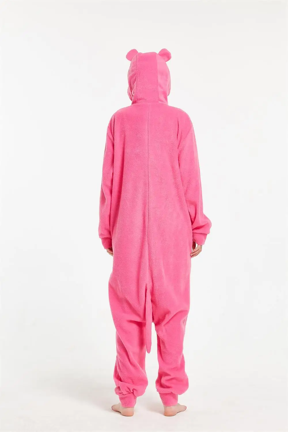 Кигуруми для взрослых мультфильм Леопард Розовая пантера Onesie Аниме Косплей