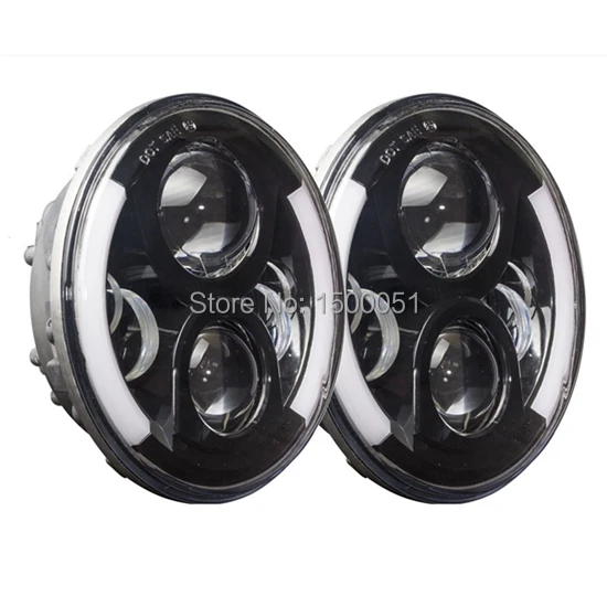 Лидер продаж 2018 светодиодный светильник 7 дюймов Круглый 80 Вт налобный фонарь с