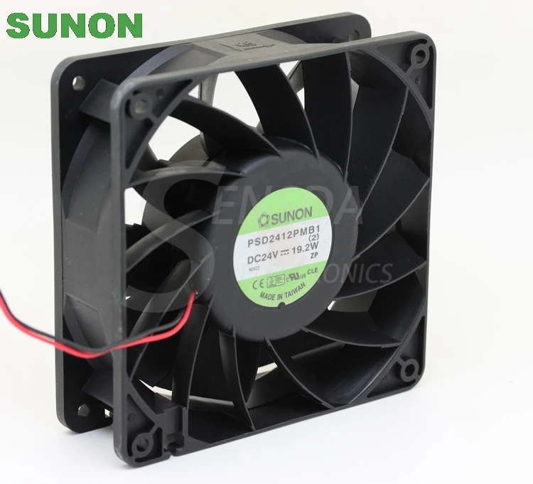 Оригинальный для Sunon 120x38 мм PSD2412PMB1 120 12 см DC 24 В 19 5 Вт Инвертор сервера осевые