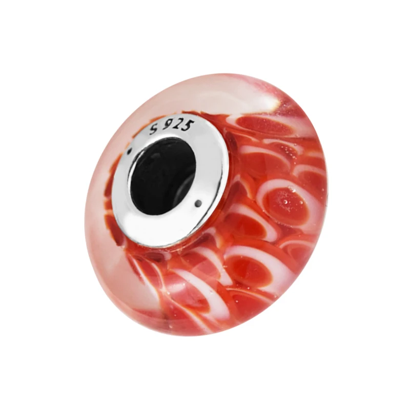 

Fits for Pandora Charms Bracelets 100% 925 Sterling-Silver-Jewelry Koinobori Murano Glass Beads Free Shipping