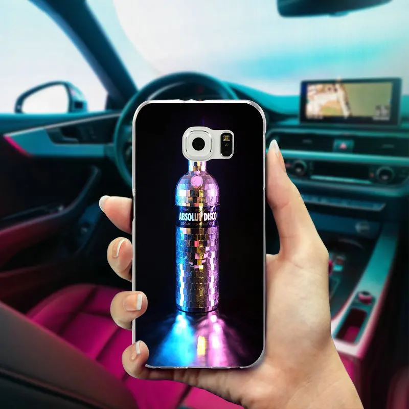 Absolute Vodka Bottle Silicone Soft Cover TPU Phone Cases for Samsung Galaxy Note 2 3 4 5 8 S3 S4 S5 Mini S6 S7 S8 S9 Edge Plus | Мобильные