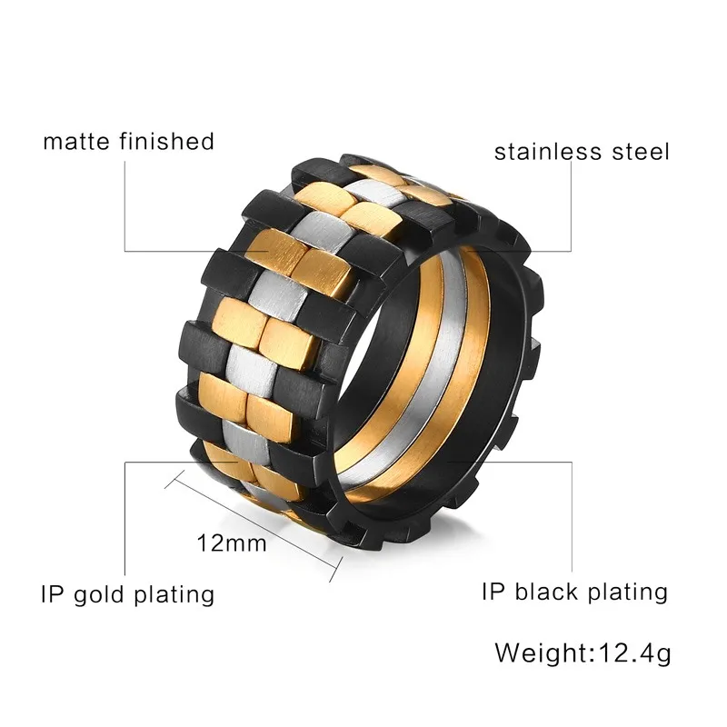 Поцелуй Мэнди Последние Ювелирные Изделия Черный/Золото/Серебро Mix Мужчины Из