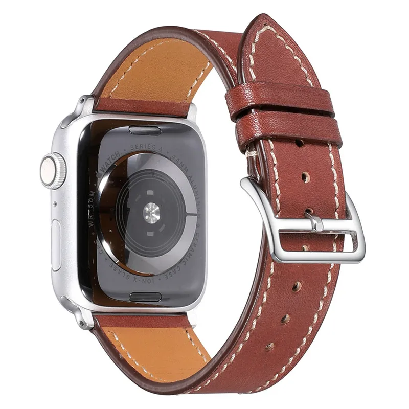 wine red CHIMAERA ремешки для часов Apple кожаный ремешок для наручных часов Iwatch, для наручных часов Apple Watch серии 1/2/3/4 ремешок 38 мм 40 мм 42-44 мм, ремешок для Apple Watch - Цвет ремешка: wine red