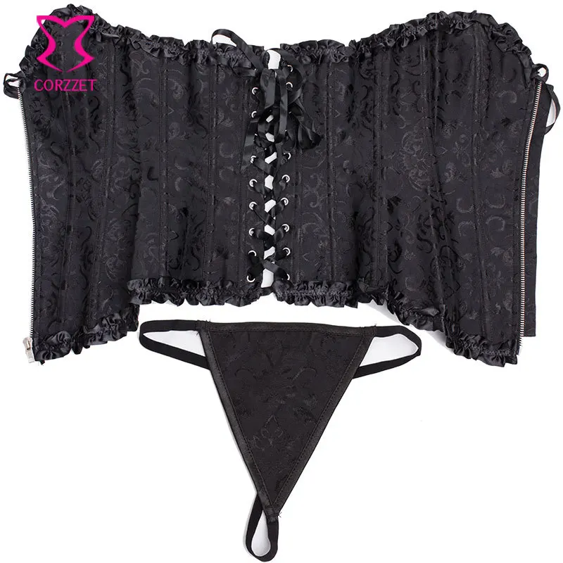 Жаккардовые Корсеты в викторианском стиле сексуальная готическая одежда корсет