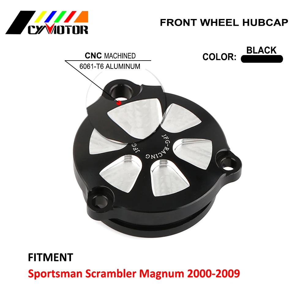 Комплект передних и задних ступиц мотоцикла крышка для скремблера Sportsman Magnum 2002 2003